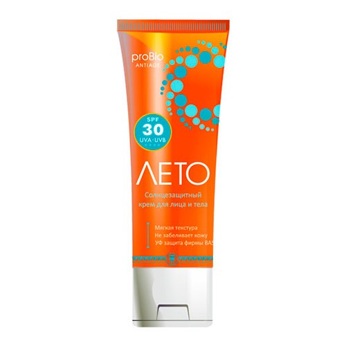 Крем солнцезащитный «Лето» SPF 30 Крем солнцезащитный «Лето» SPF 30